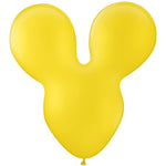 Mousehead - Yellow 28″ Latex Balloon