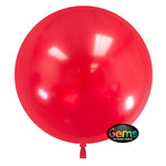 Cherry Red 32″ Gems Balloons (2 count)