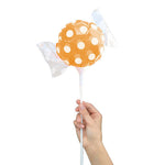 Candy - Orange Polka Dots (air-fill Only) 4″ Balloon