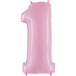 Number 1 - Pink 40″ Balloon