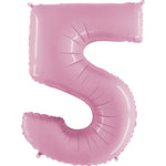 Number 5 - Pink 40″ Balloon