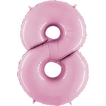 Number 8 - Pink 40″ Balloon