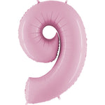 Number 9 - Pink 40″ Balloon