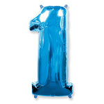 Number 1 - Blue 42″ Balloon