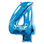 Number 4 - Blue 42″ Balloon