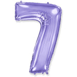 Number 7 - Lilac Purple 42″ Balloon
