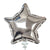 Self-inflating Star - Silver 6″ Balloon
