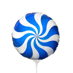 Peppermint Candy - Blue (air-fill Only) 9″ Balloon