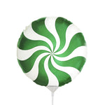 Peppermint Candy - Green (air-fill Only) 9″ Balloon