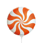 Peppermint Candy - Orange (air-fill Only) 9″ Balloon
