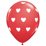 Big Hearts 11″ Latex Balloons (6 count)