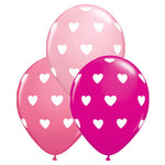 Big Hearts - Special Assortment 11″ Latex Balloons (6 count)