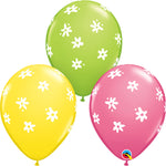 Contemporary Daisies 11″ Latex Balloons (6 count)