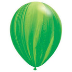 Superagate - Green Rainbow 11″ Latex Balloons (5 count)