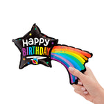 Birthday Shooting Star Mini Shape (air-fill Only) 14″ Balloon