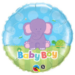 Baby Boy Elephant 18″ Balloon