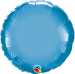 Circle - Chrome Blue 18″ Balloon