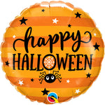 Happy Halloween Spider & Stars 18″ Balloon