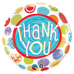 Thank You Patterned Dots 18″ Balloon