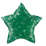 Star Holographic - Jewel Green 20″ Balloon