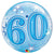 60 Blue Starburst Sparkle 22″ Bubble Balloon