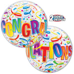 Congratulations Around 22″ Bubble Balloon