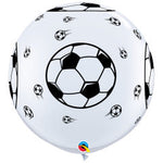 Soccerballs-A-Round 36″ Latex Balloons (2 count)