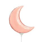 Crescent Moon - Rose Gold (air-fill Only) 9″ Balloon