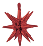 Red Magic Star Small 20″ Foil Balloon by Anagram from Instaballoons