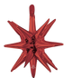 Red Magic Star Small 20″ Balloon