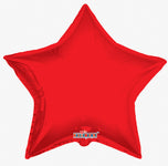 Red Metallic Star 36″ Foil Balloon by Convergram from Instaballoons