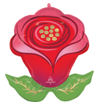 Sending Flowers Rose 30″ Foil Balloon by Anagram from Instaballoons