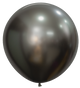 Silk Midnight Grey 24″ Latex Balloons (10 count)