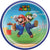 Super Mario Bros Paper Plates 9″ by Amscan from Instaballoons