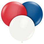 Patriotic Assortment 17″ Latex Balloons (50 count)