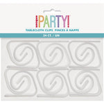 Clips de plástico para cubiertas de mesa (24 unidades)