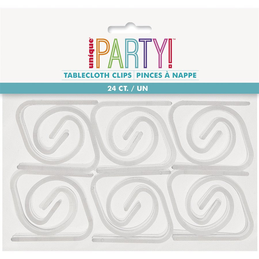 Plastic Table Cover Clips (24 count) instaballoons Wholesale