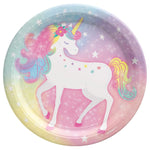 Amscan Enchanted Unicorn Plates 9″ (8 count)