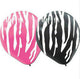 Pink Black Zebra Print 12″ Latex Balloons (20 count)