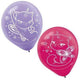 Rainbow Unicorn Butterfly Kitty 12″ Latex Balloons (6 Count)