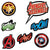 Amscan Marvel Avengers Vinyl Decorations