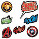 Marvel Avengers Vinyl Decorations