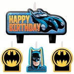 Amscan Party Supplies Batman Birthday Candle Set (4 count)
