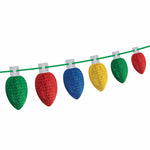 Amscan Party Supplies Christmas Lights Honeycomb Decoration 10'