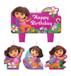 Amscan Party Supplies Dora The Explorer Birthday Candles (4 count)