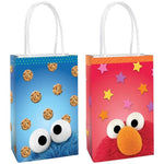 Amscan Party Supplies Elmo Cookie Monster Sesame Street Bags (8 count)