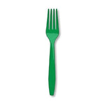 Amscan Party Supplies Festive Green Fork 20ct (20 count)