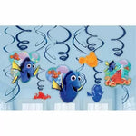 Amscan Party Supplies Finding Dory Swirl Decorations Kit