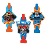 Amscan Party Supplies Hot Wheels Wild Racer Blowouts  (8 count)
