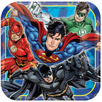 Amscan Party Supplies Justice League 9in Square Plates 9″ (8 count)